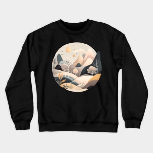 Simplistic Mountain Crewneck Sweatshirt